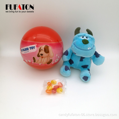 Play and eat ball surprise with lollipop